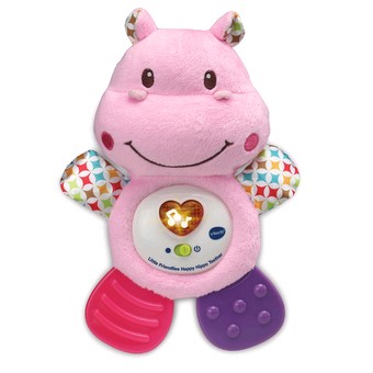 Little Friendlies Happy Hippo Teether Pink image